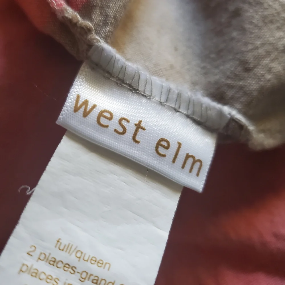 West Elm Striped Duvet Set